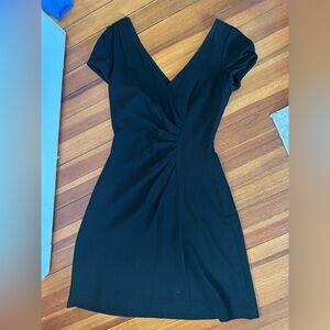 Banana Republic Black wide v neck Dress